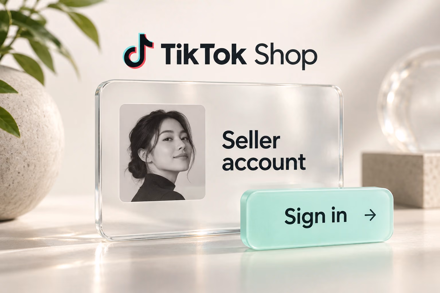 Sign in with the intended TikTok Shop seller account.