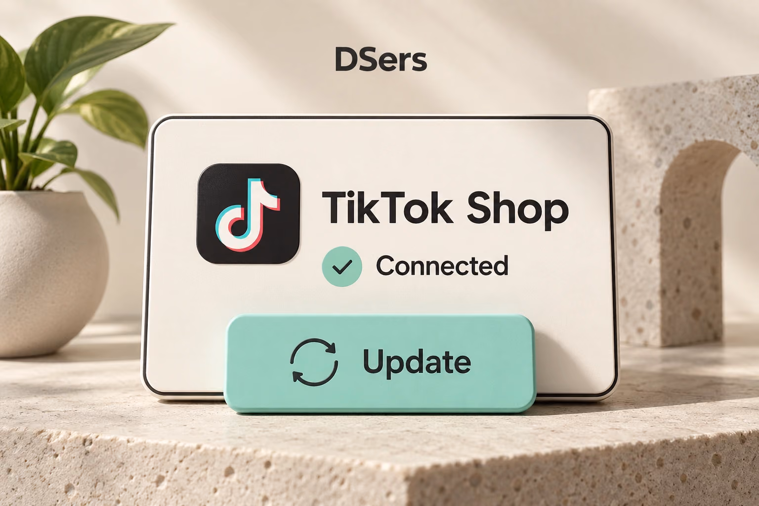 Return to DSers and update the connected TikTok Shop.
